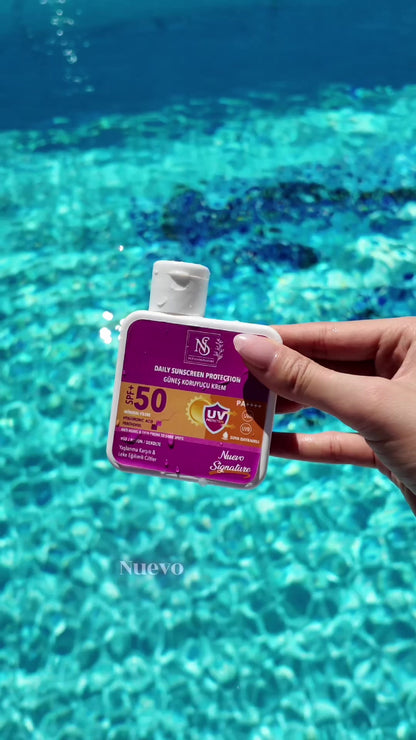 Nuevo Signature Spf 50+ Mineral Filtre Yüksek Koruyucu Güneş Kremi 110 Ml Yüz, Boyun, Dekolte